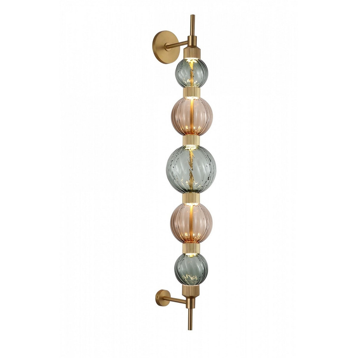 Avenue Lighting - HF7950-AB-GBG - LED Wall Sconce - Zayna - Aged Brass