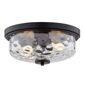 Vaxcel - C0335 - Two Light Flush Mount - Northlake - Matte Black