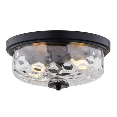 Vaxcel - C0335 - Two Light Flush Mount - Northlake - Matte Black