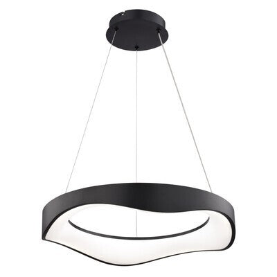Vaxcel - H0310 - LED Chandelier - Bowen - Textured Black