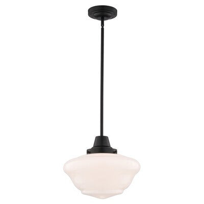 Vaxcel - P0453 - One Light Pendant - Eastgate - Matte Black
