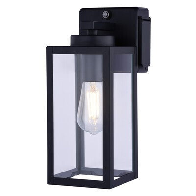 Vaxcel - T0786 - One Light Outdoor Wall Mount - Lombard - Textured Black