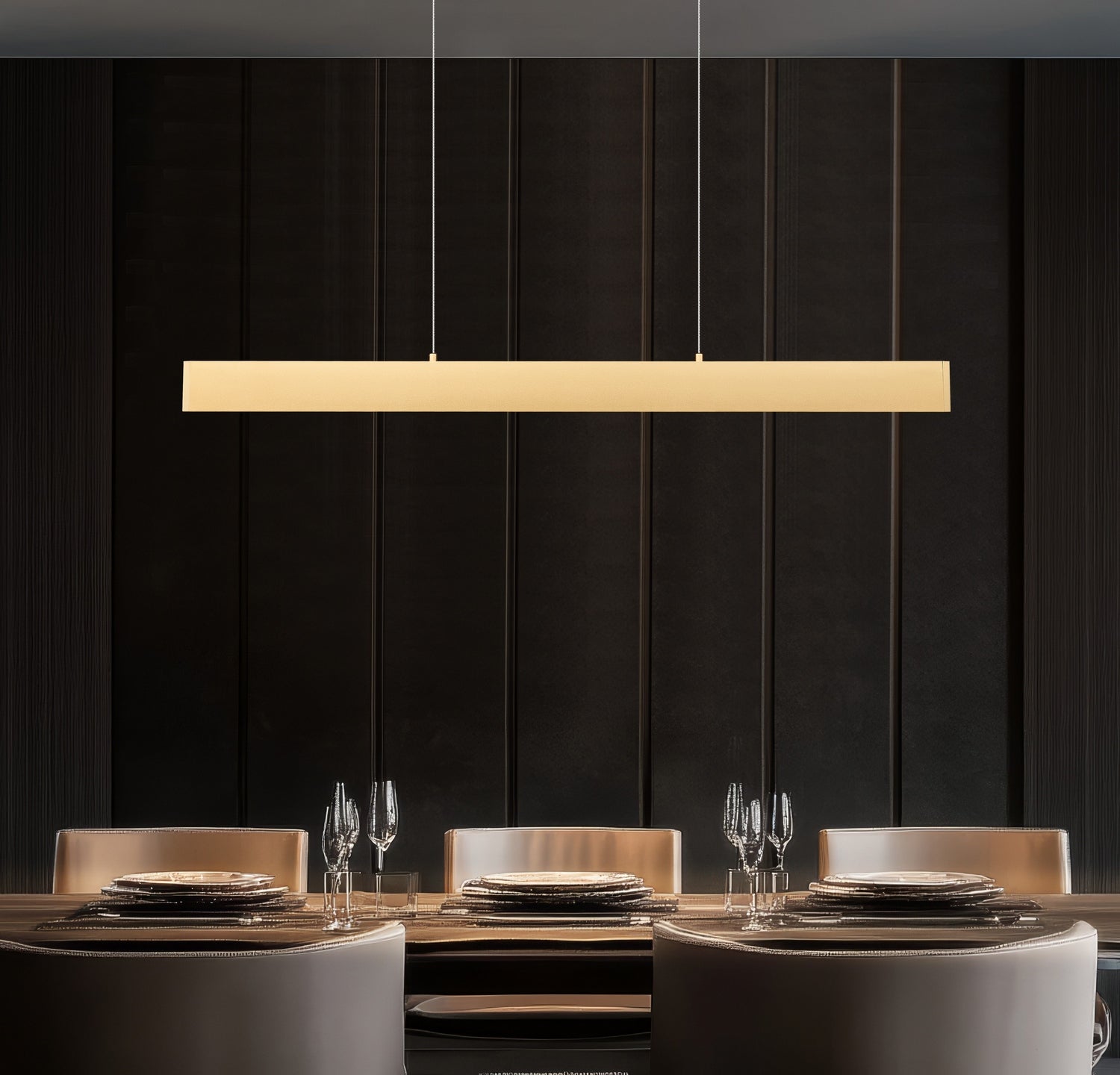 Z-Lite - 1016-45L-GLD-LED - LED Linear Chandelier - Hudson - Gold