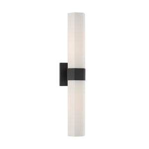 Minka-Lavery - 12122-899 - Two Light Bath Bar - Delgada - Dark Matte Black