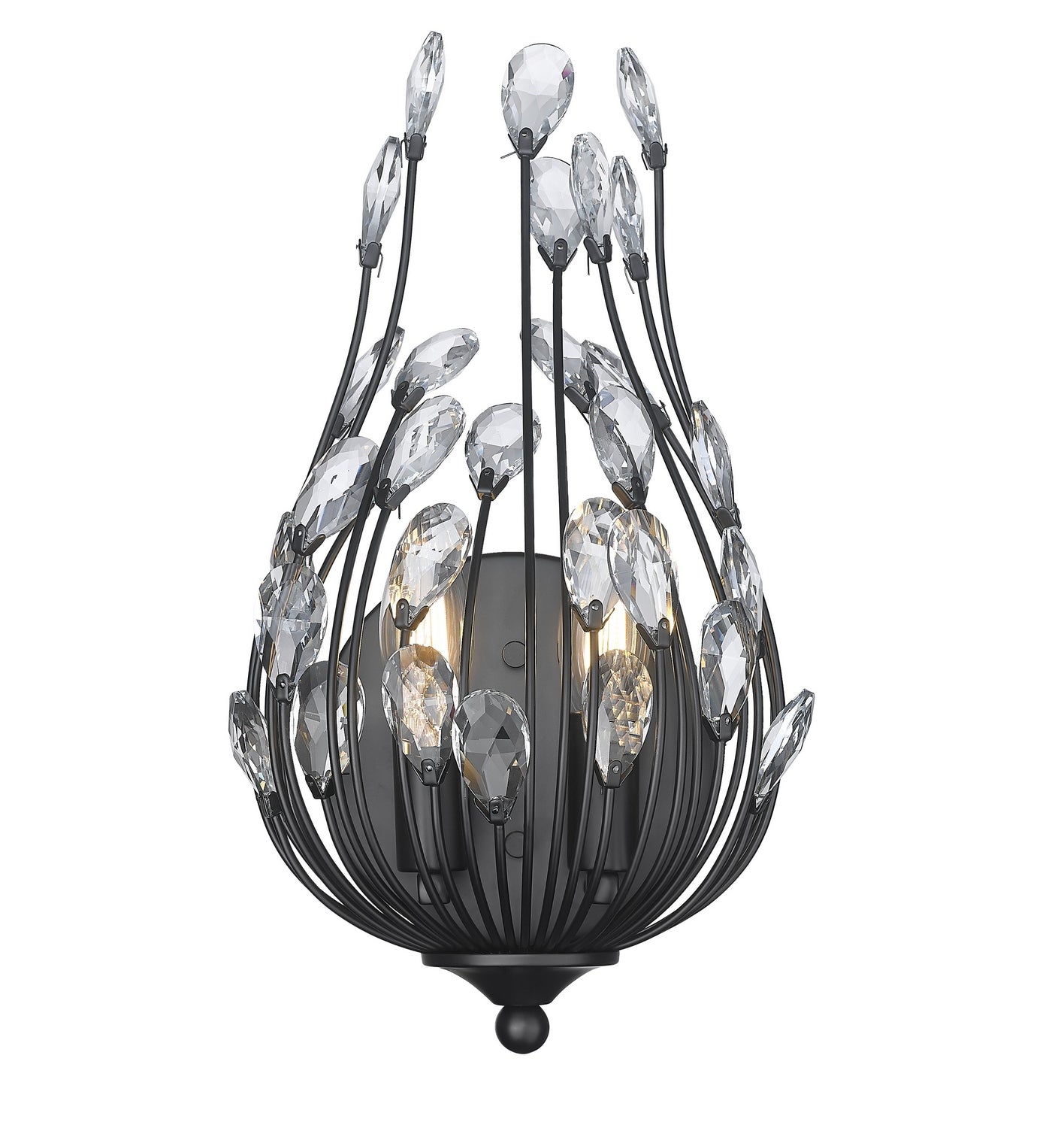 Z-Lite - 1957-2S-MB - Two Light Wall Sconce - Gabriella - Matte Black