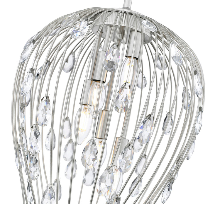 Z-Lite - 1957P15-BN - Five Light Pendant - Gabriella - Brushed Nickel