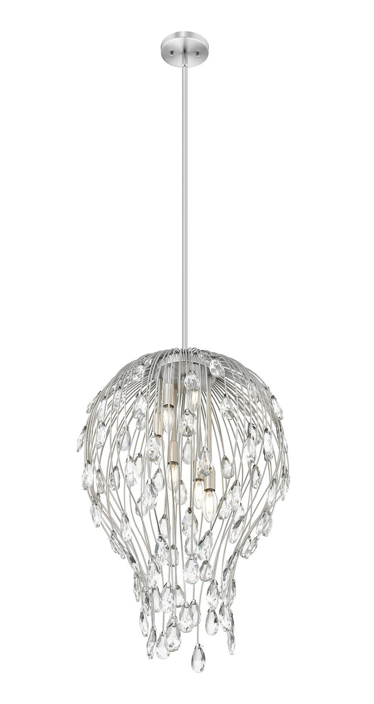 Z-Lite - 1957P18-BN - Six Light Pendant - Gabriella - Brushed Nickel