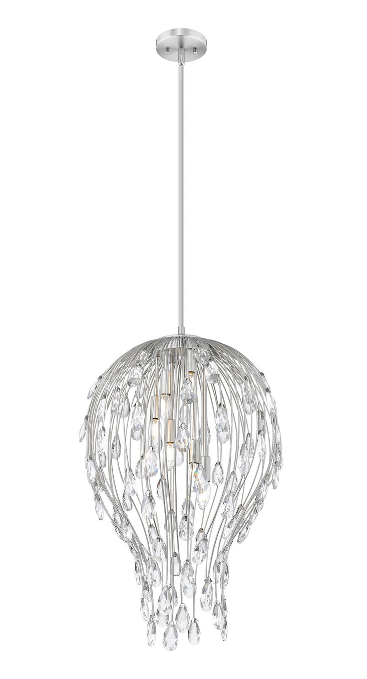 Z-Lite - 1957P18-BN - Six Light Pendant - Gabriella - Brushed Nickel