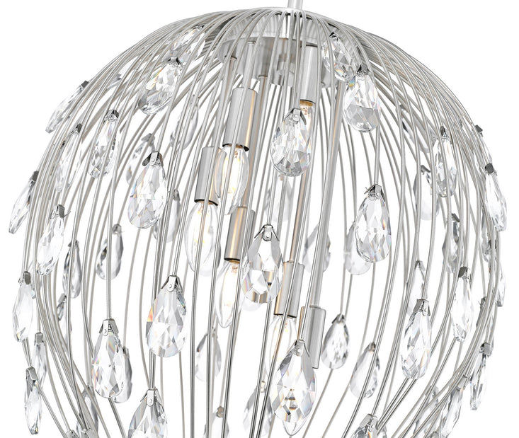 Z-Lite - 1957P18-BN - Six Light Pendant - Gabriella - Brushed Nickel