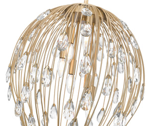 Z-Lite - 1957P18-MGLD - Six Light Pendant - Gabriella - Modern Gold