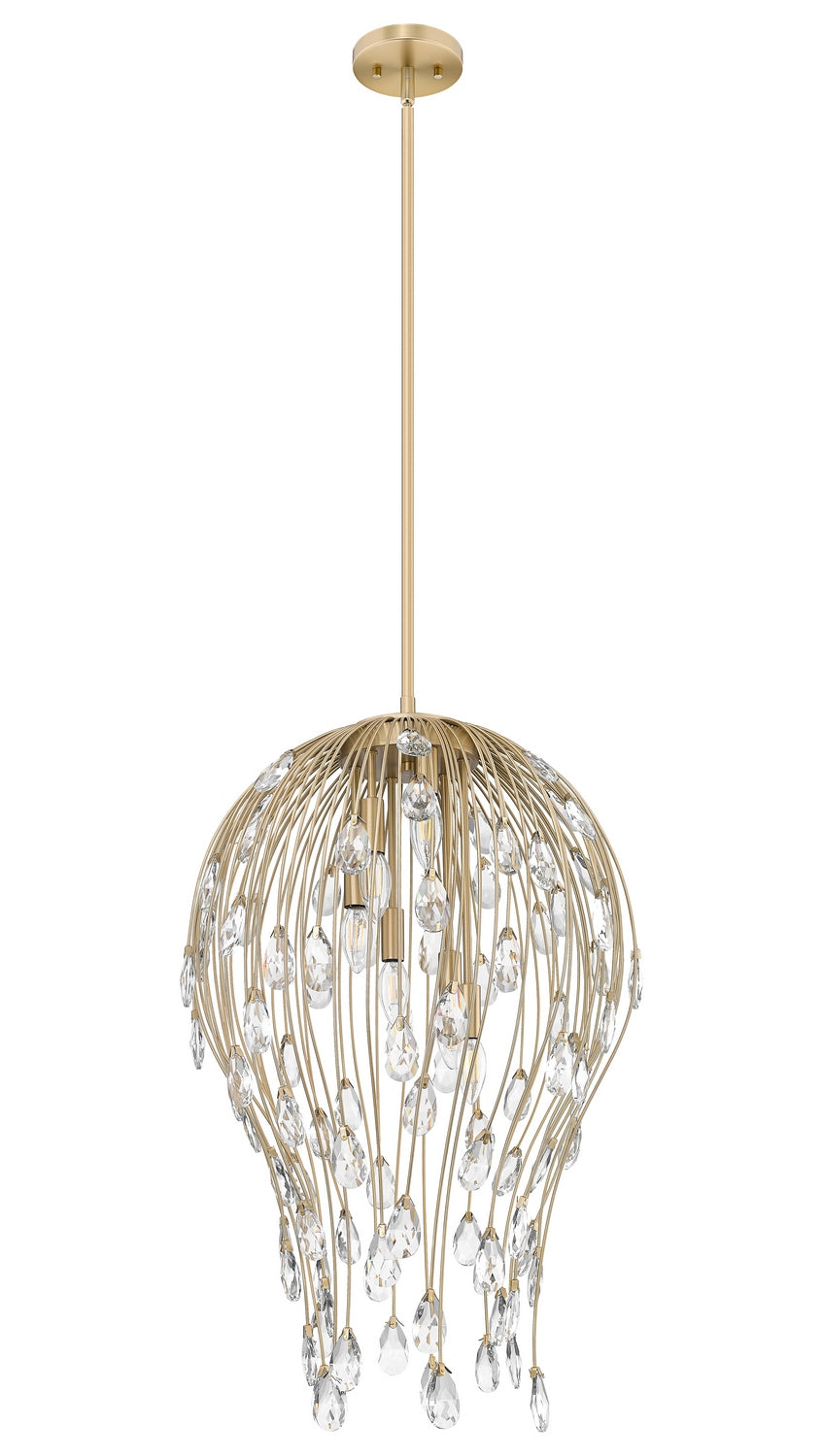Z-Lite - 1957P18-MGLD - Six Light Pendant - Gabriella - Modern Gold