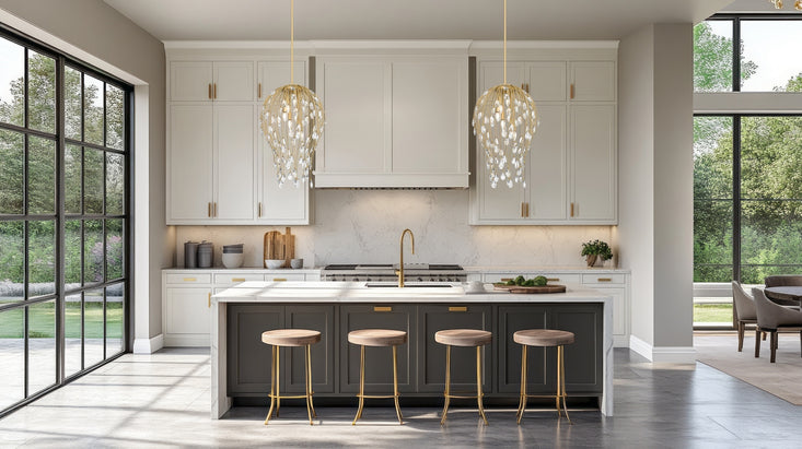 Z-Lite - 1957P18-MGLD - Six Light Pendant - Gabriella - Modern Gold