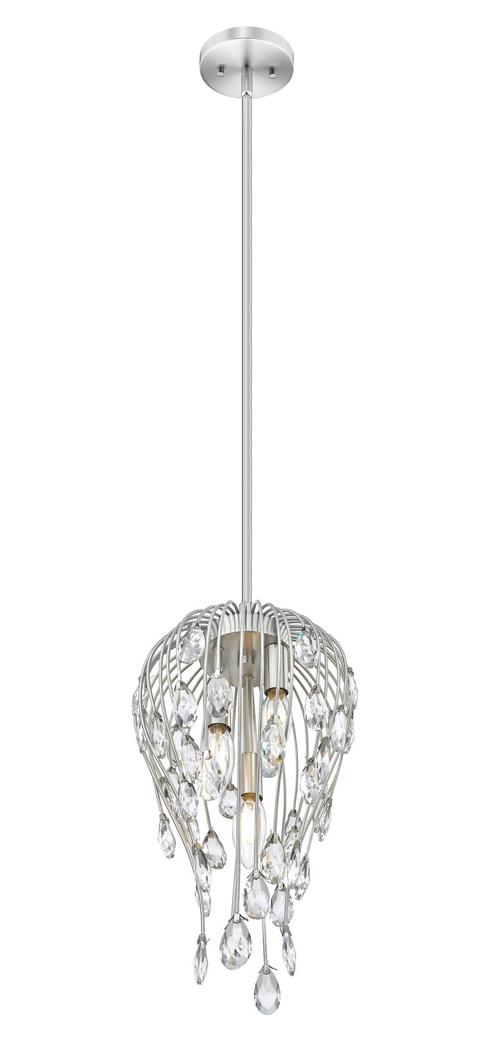 Z-Lite - 1957P9-BN - Three Light Pendant - Gabriella - Brushed Nickel