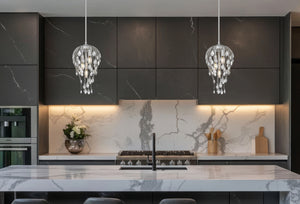 Z-Lite - 1957P9-BN - Three Light Pendant - Gabriella - Brushed Nickel