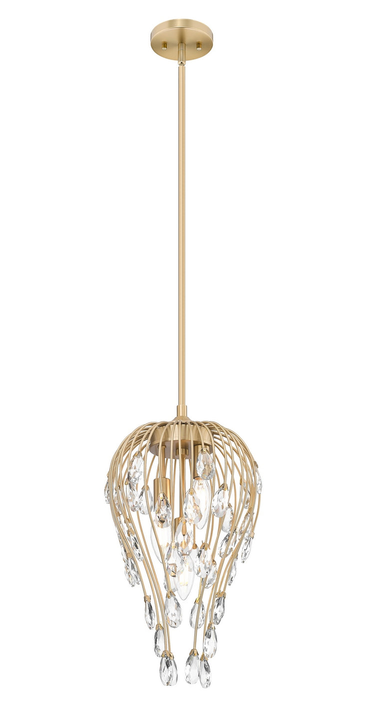 Z-Lite - 1957P9-MGLD - Three Light Pendant - Gabriella - Modern Gold