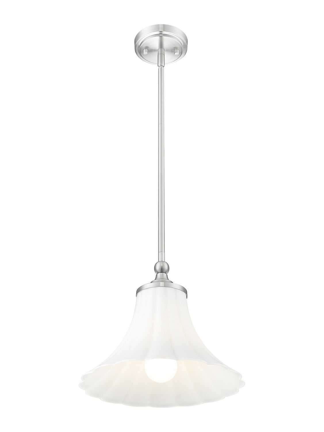 Z-Lite - 1958P12-BN - One Light Pendant - Fleur - Brushed Nickel