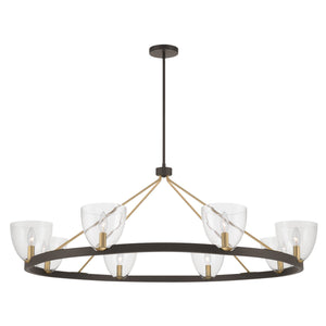 Minka-Lavery - 12728-796 - Eight Light Chandelier - Noellea - Dark Bronze