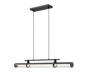 Z-Lite - 1959-44L-MB-LED - LED Linear Chandelier - Benoit - Matte Black