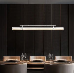 Z-Lite - 1959-54L-BN-LED - LED Linear Chandelier - Benoit - Brushed Nickel