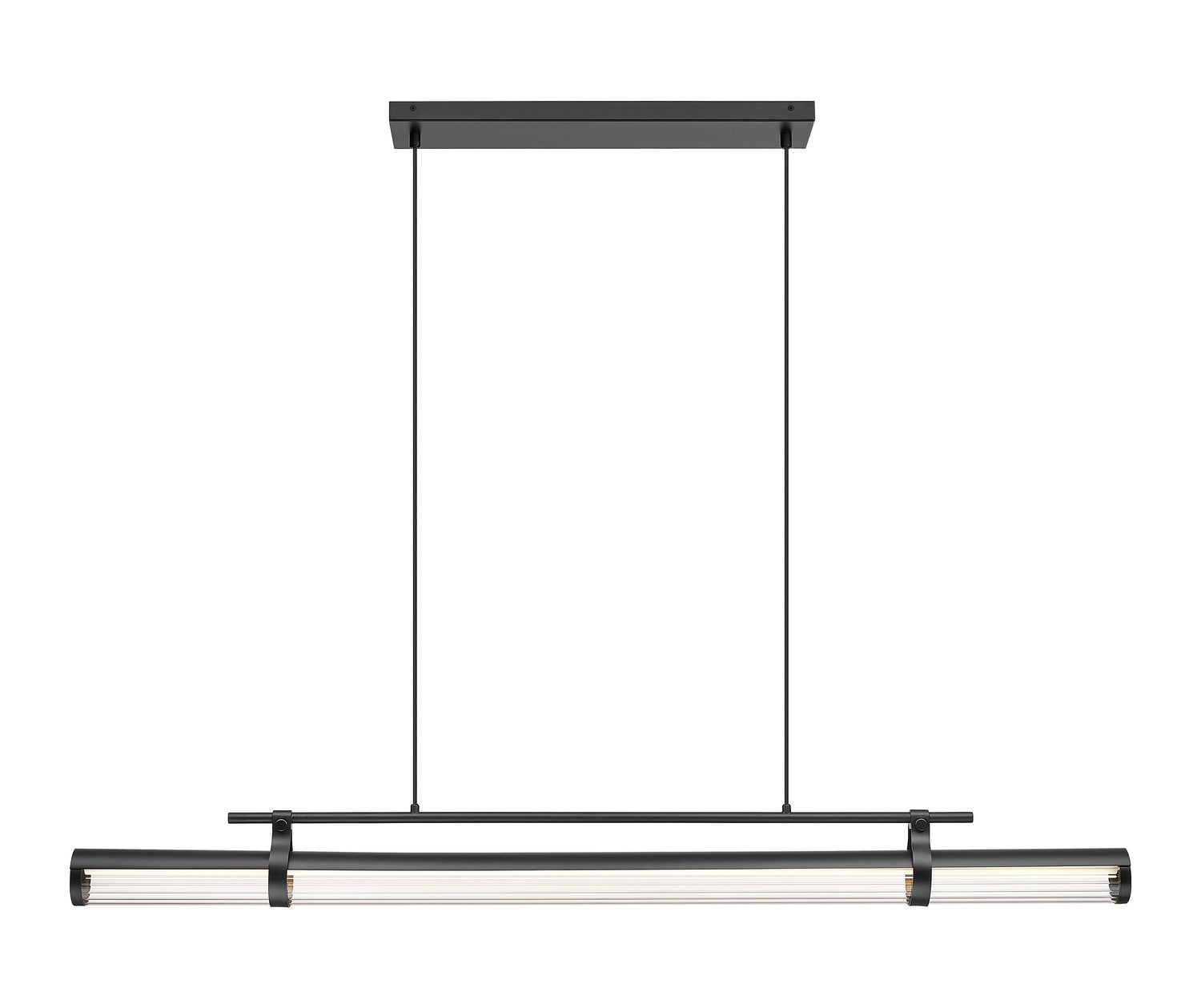 Z-Lite - 1959-54L-MB-LED - LED Linear Chandelier - Benoit - Matte Black