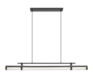 Z-Lite - 1959-54L-MB-LED - LED Linear Chandelier - Benoit - Matte Black