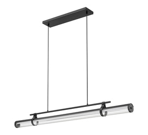 Z-Lite - 1959-54L-MB-LED - LED Linear Chandelier - Benoit - Matte Black