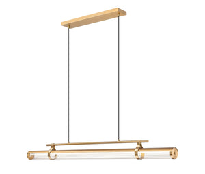 Z-Lite - 1959-54L-MGLD-LED - LED Linear Chandelier - Benoit - Modern Gold