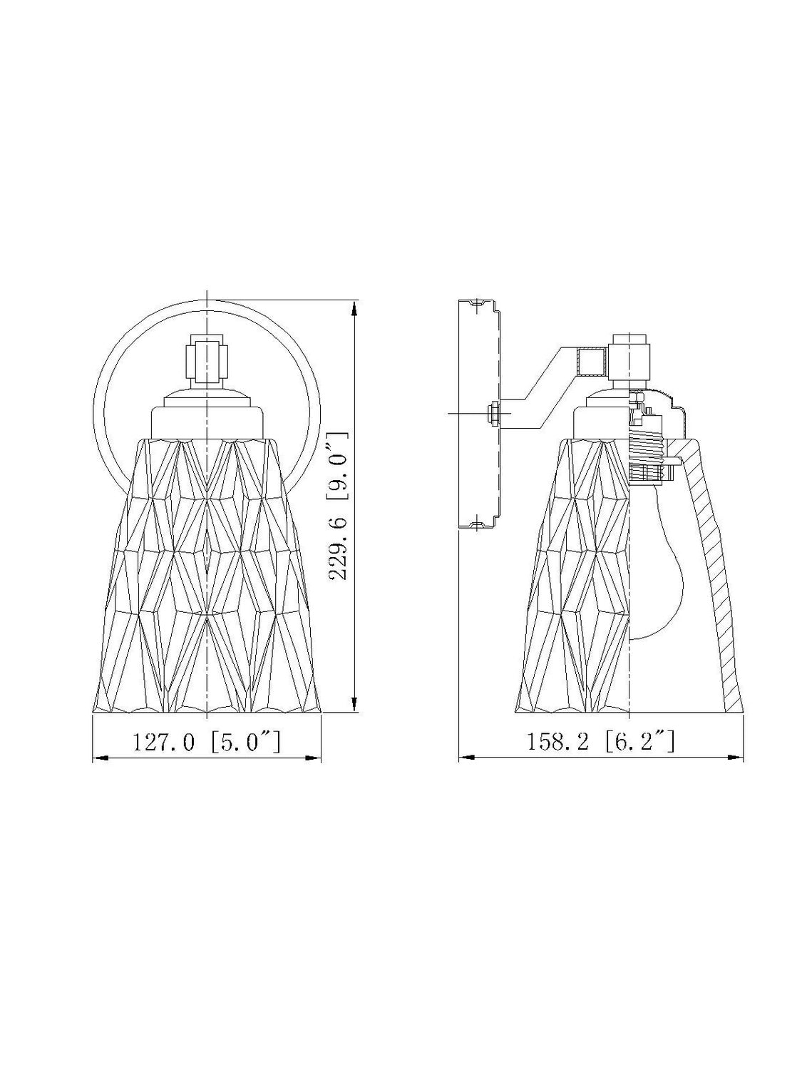 Z-Lite - 1960-1S-CH - One Light Wall Sconce - Andree - Chrome