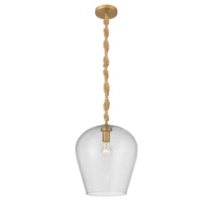 Minka-Lavery - 15585-732 - One Light Pendant - Elyric - Legacy Brass