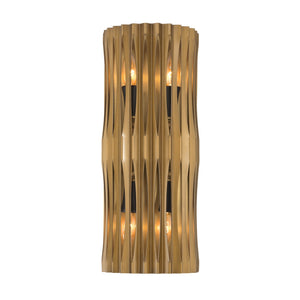 Minka-Lavery - 16020-877 - Four Light Wall Sconce - Aven - Sand Coal Black
