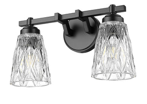 Z-Lite - 1960-2V-MB - Two Light Vanity - Andree - Matte Black