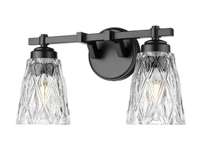 Z-Lite - 1960-2V-MB - Two Light Vanity - Andree - Matte Black