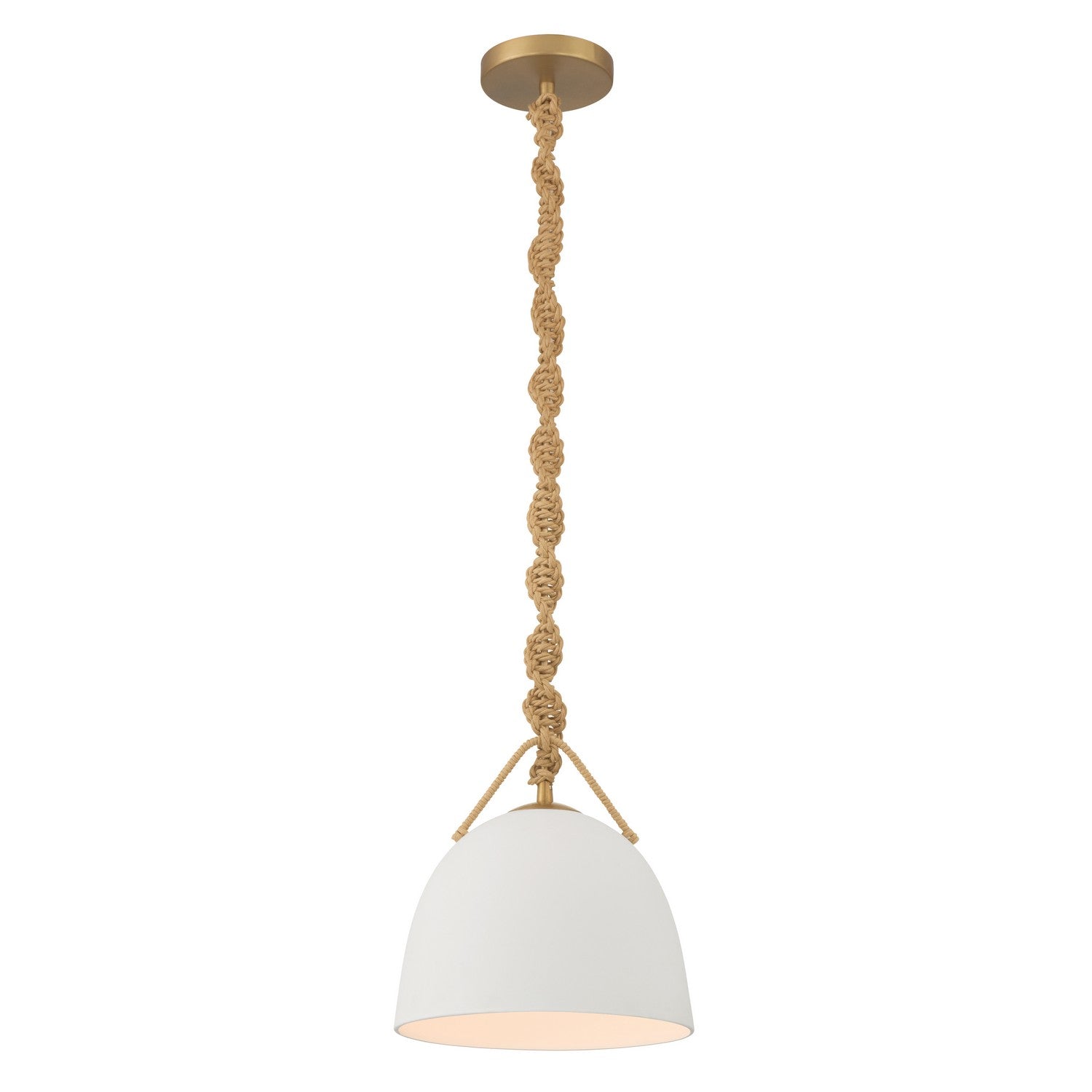 Minka-Lavery - 16065-732 - One Light Mini Pendant - Cordon - Legacy Brass