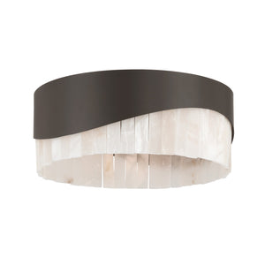 Minka-Lavery - 18766-860 - Three Light Flush Mount - Sway - Dark Bronze