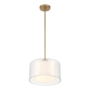 Minka-Lavery - 2066-732 - One Light Convertible Pendant/Semi-Flush Mount - Seville - Legacy Brass