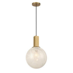 Minka-Lavery - 2526-732 - One Light Pendant - Narra - Legacy Brass
