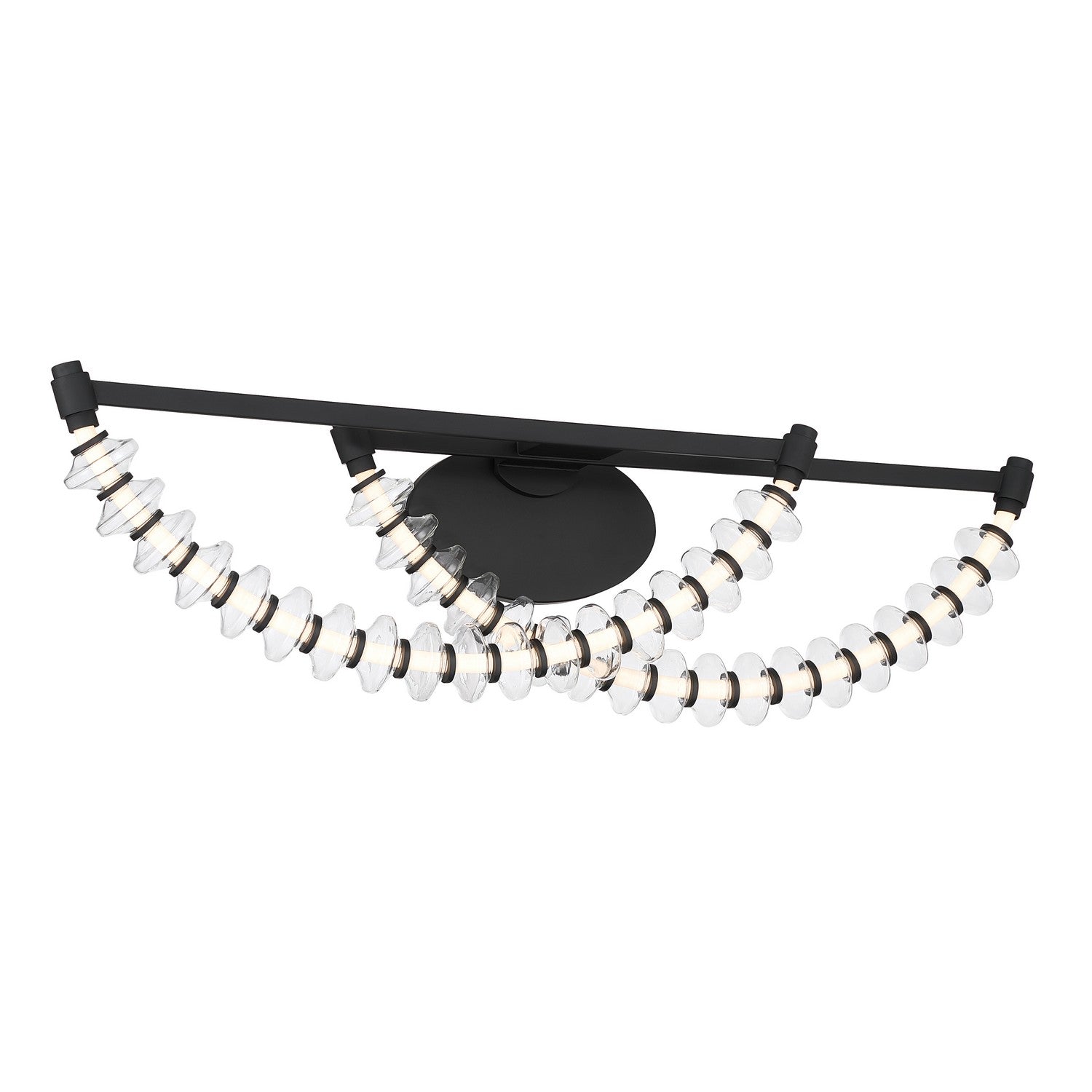 Minka-Lavery - 5642-899-L - LED Vanity - Pearl - Dark Matte Black