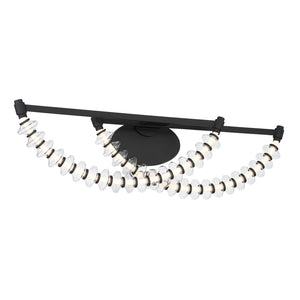 Minka-Lavery - 5642-899-L - LED Vanity - Pearl - Dark Matte Black