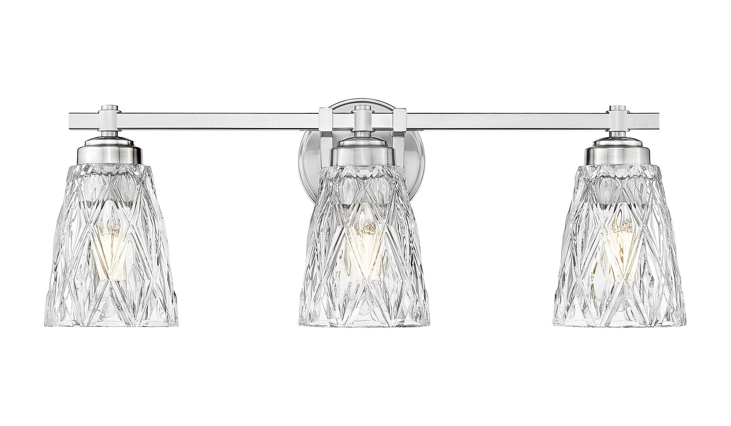 Z-Lite - 1960-3V-BN - Three Light Vanity - Andree - Brushed Nickel