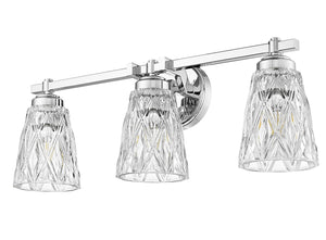 Z-Lite - 1960-3V-CH - Three Light Vanity - Andree - Chrome