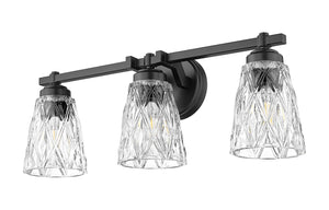 Z-Lite - 1960-3V-MB - Three Light Vanity - Andree - Matte Black