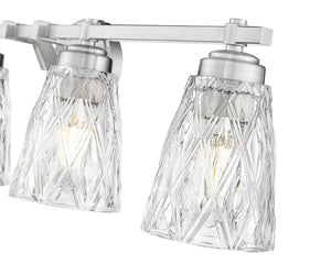Z-Lite - 1960-4V-BN - Four Light Vanity - Andree - Brushed Nickel
