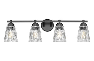 Z-Lite - 1960-4V-MB - Four Light Vanity - Andree - Matte Black