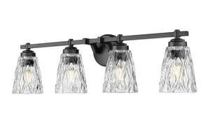 Z-Lite - 1960-4V-MB - Four Light Vanity - Andree - Matte Black