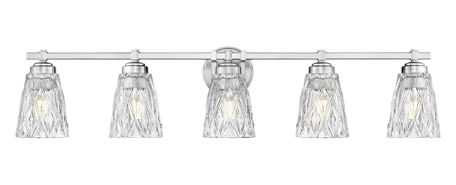 Z-Lite - 1960-5V-BN - Five Light Vanity - Andree - Brushed Nickel