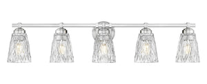 Z-Lite - 1960-5V-BN - Five Light Vanity - Andree - Brushed Nickel