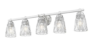 Z-Lite - 1960-5V-BN - Five Light Vanity - Andree - Brushed Nickel