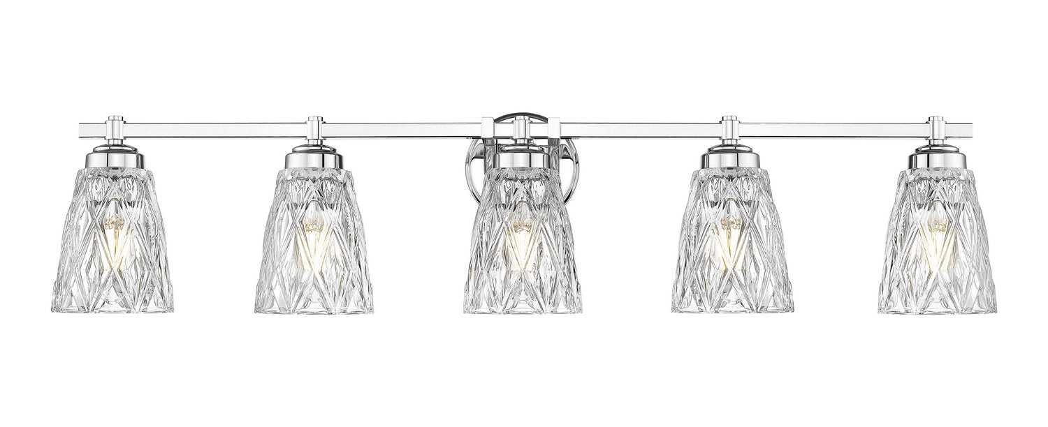 Z-Lite - 1960-5V-CH - Five Light Vanity - Andree - Chrome