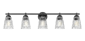 Z-Lite - 1960-5V-MB - Five Light Vanity - Andree - Matte Black