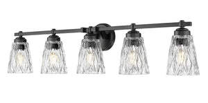 Z-Lite - 1960-5V-MB - Five Light Vanity - Andree - Matte Black